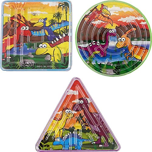 Dinosaur Maze Puzzles (Pack of 12)
