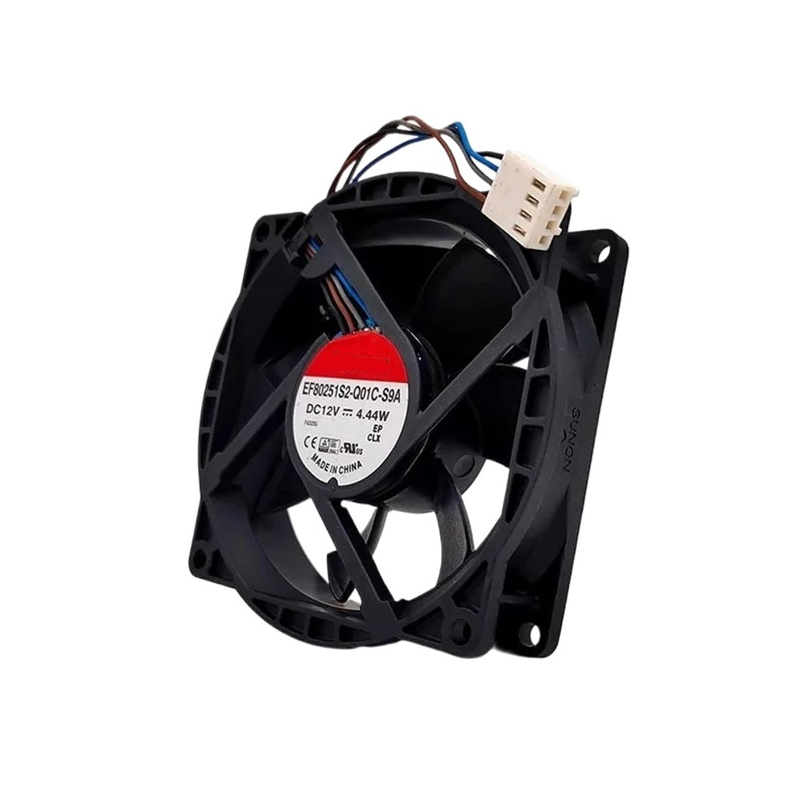 PEQYUACTE EF80251S2-Q01C-S9A 8025 12V 4.44W 8CM Cooling Fan