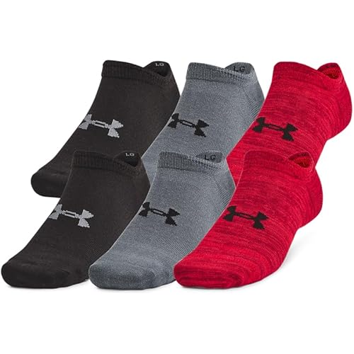 Under Armour Unisex-Adult Essential No Show Socks 6 Pack