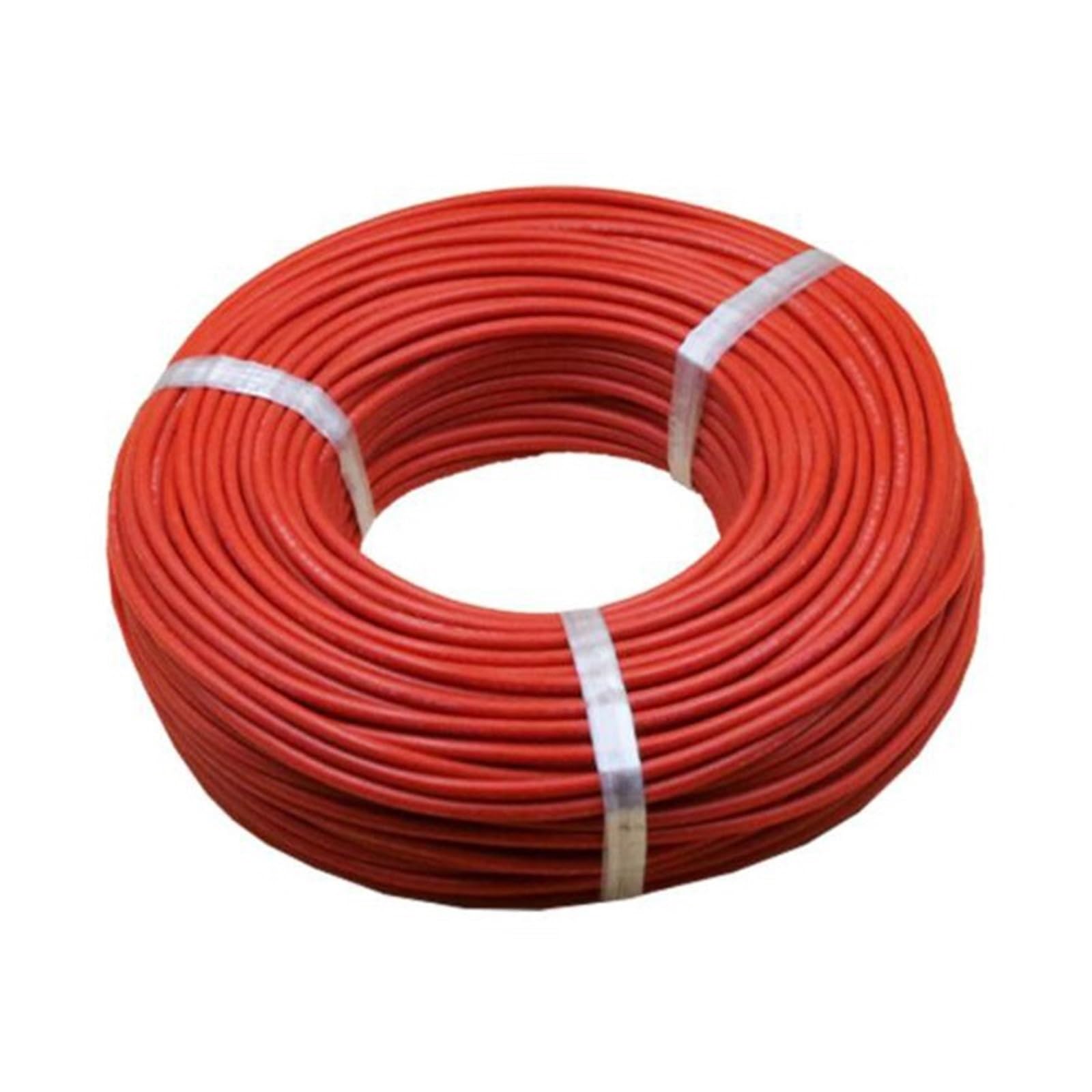 Outdoor Extension 5 Meters 10 Meters Soft Electrical Wire 7AWG to 22AWG Battery Clip Cable 24AWG 28AWG High Temperature Resistant Silicone Solar sheathed(10 Meter Red,18AWG)
