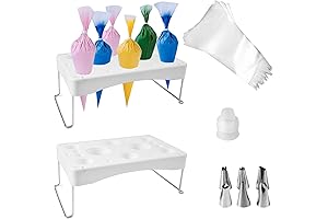 DUALSHINE 2 Packs Piping Bag Holder Shelf