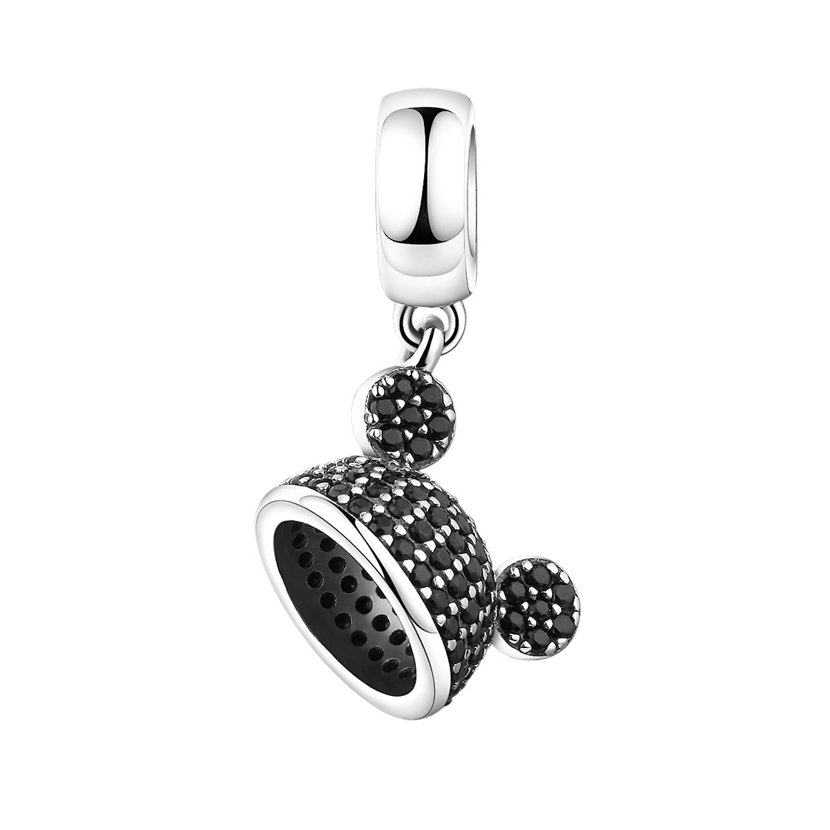 925 Sterling Silver Mickey Minnie Mouse Charm Lovely Animal Bead Charms Family Forever Charms fit Pandora Bracelet Women Charms (Mickey Mouse Charms)