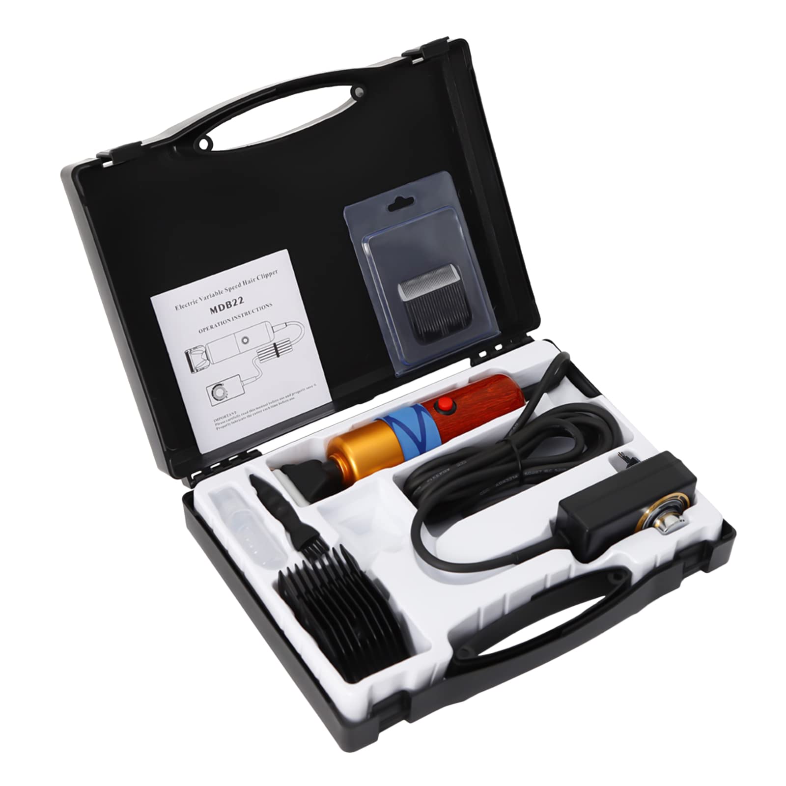 Tondeuse électrique 200 W pour mouton, animaux de compagnie, avec mallette