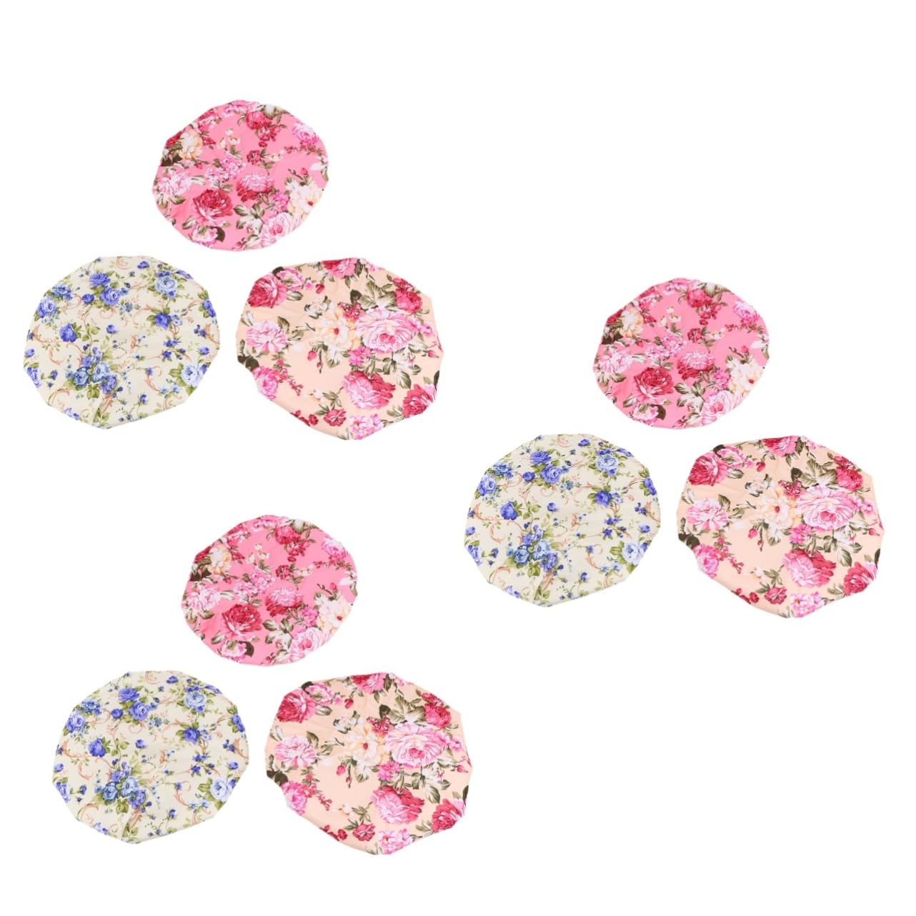 Healvian 3 Set di Cuffie da Elastiche Cuffie da Bagno per Ragazzi E Adulti Cuffie da Bagno a Doppio 3 Pezzi*3