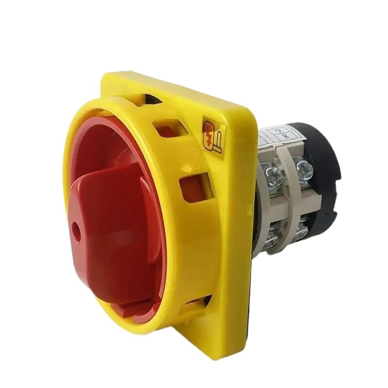 BKGWCSOR Manual Transfer Cam Switch LW31 20A 2 Poles 2 Position Padlock Changeover Machinery On and Off Switches YMZ12-20/2GS Switches