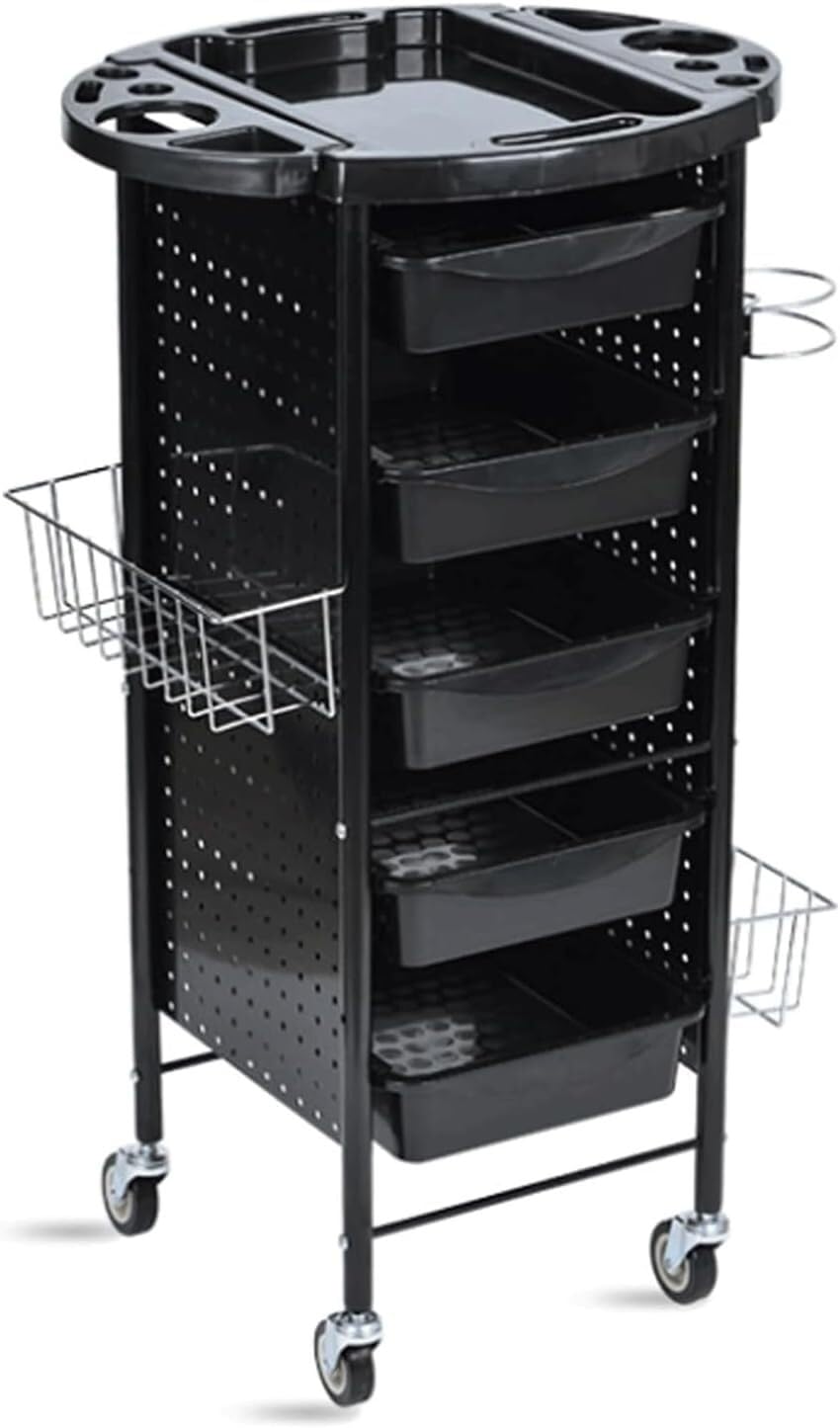 Chariot de rangement en métal pour éliminer le désordre en salon