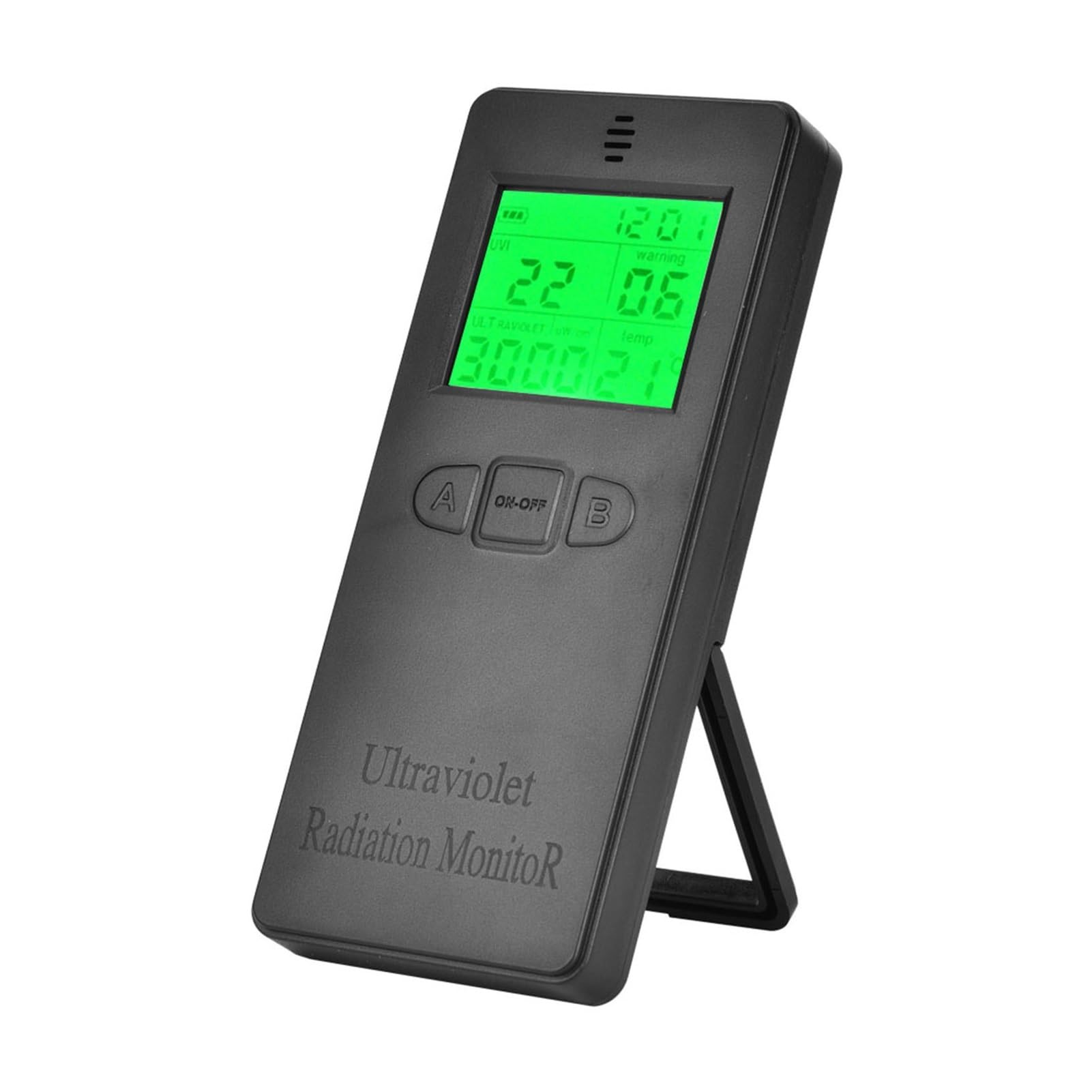 UVB Meter LCD Portable Digital Ultraviolet Radiation Detector UV UVI Meter Tester with Temperature Display
