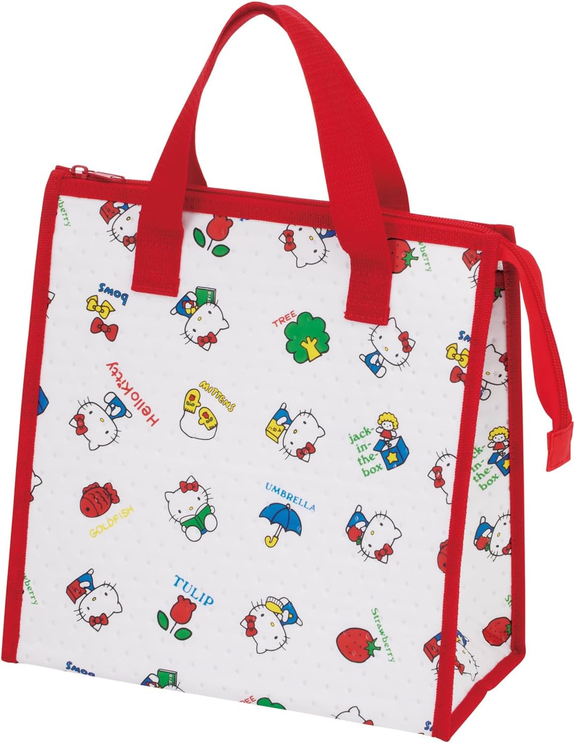 Skater KGA1-A Women's Sanrio Osahana Insulated Lunch Bag, Gusset, Insulated
