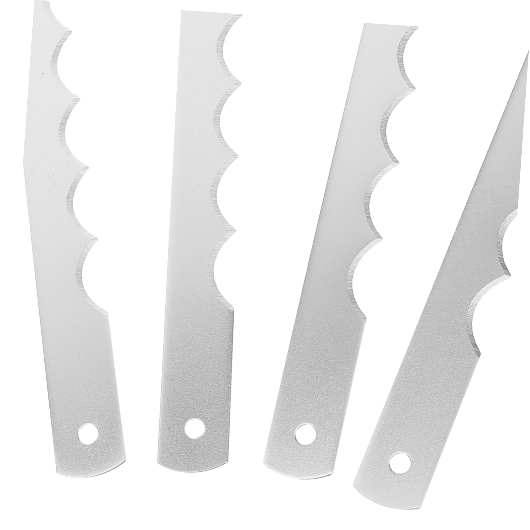 COLLBATH Lot De 5 Lames De Rechange Pour Machine À Et Trancheuse En Acier Inoxydable 4 Pièces X 5