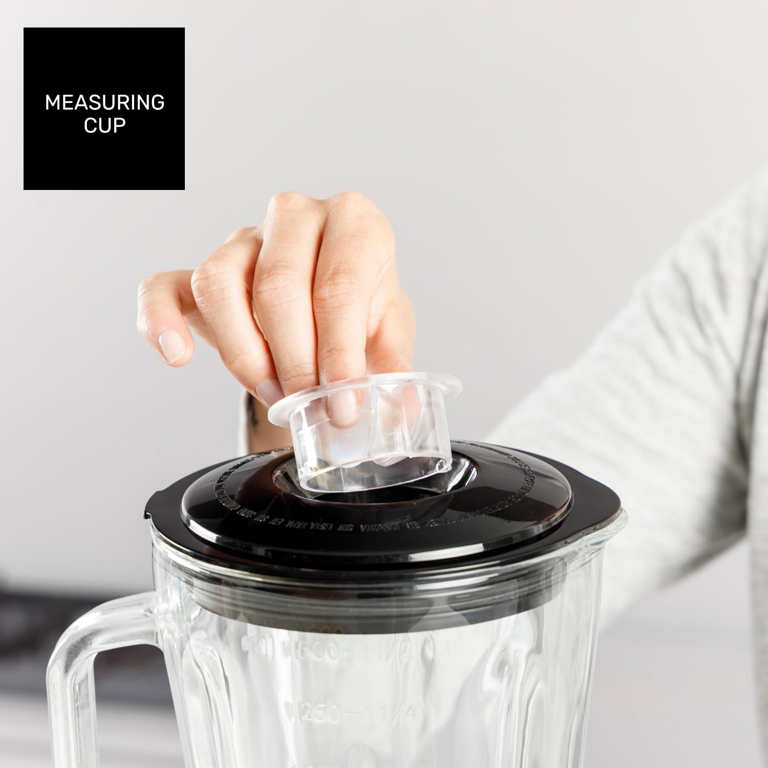 Taurus – Batidora vaso Magnum Press 1500 | Jarra cristal 1,5L | 1500W | 2 velocidades+Turbo | Cuchillas 4 filos Inox | Pica Hielo | Sistema bloqueo