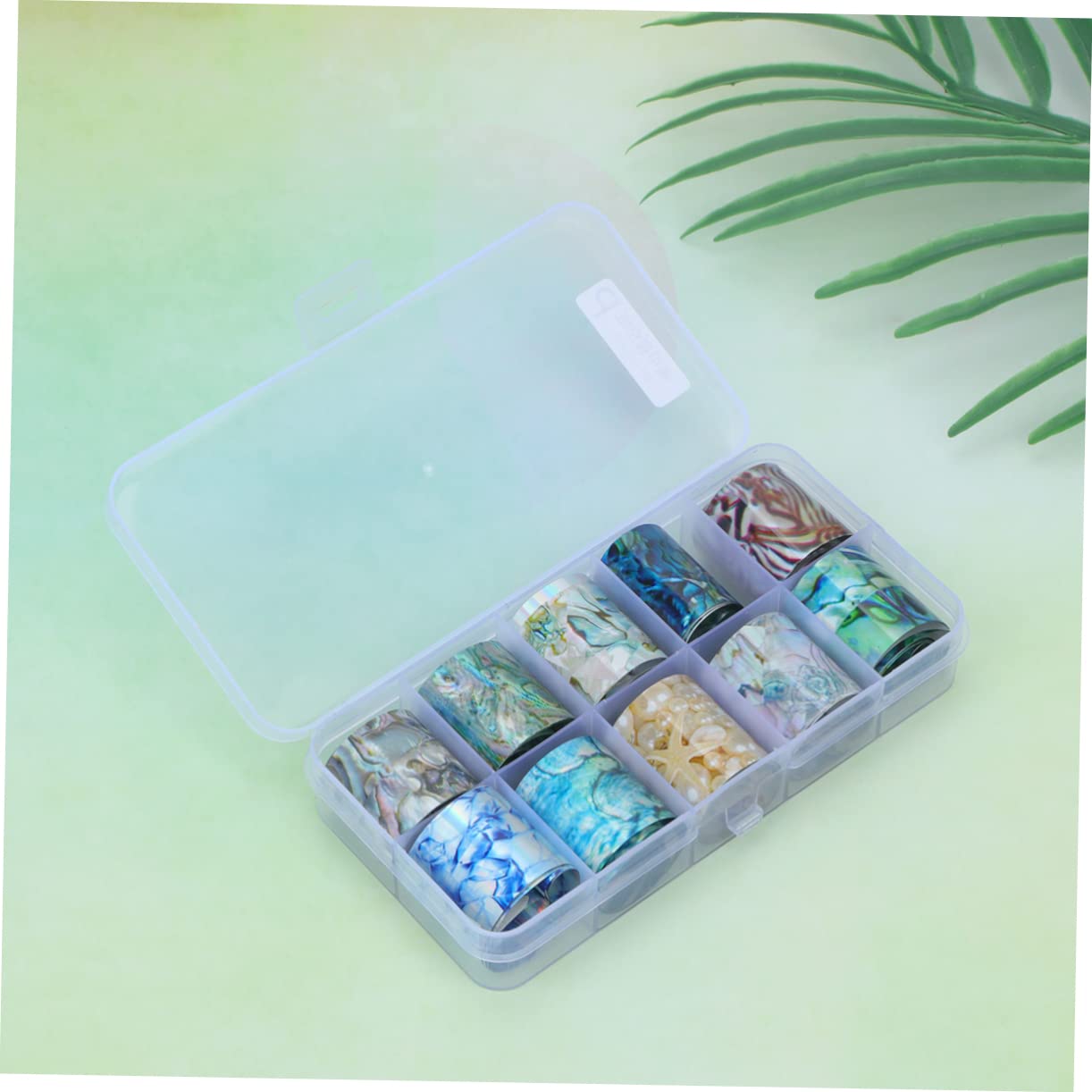 2 Series Pegatinas De Transferencia Foil Set Decoraciones Adhesivas Para Manicura Para Mujeres Únicos Y Fáciles De Aplicar 50 Rollos*2