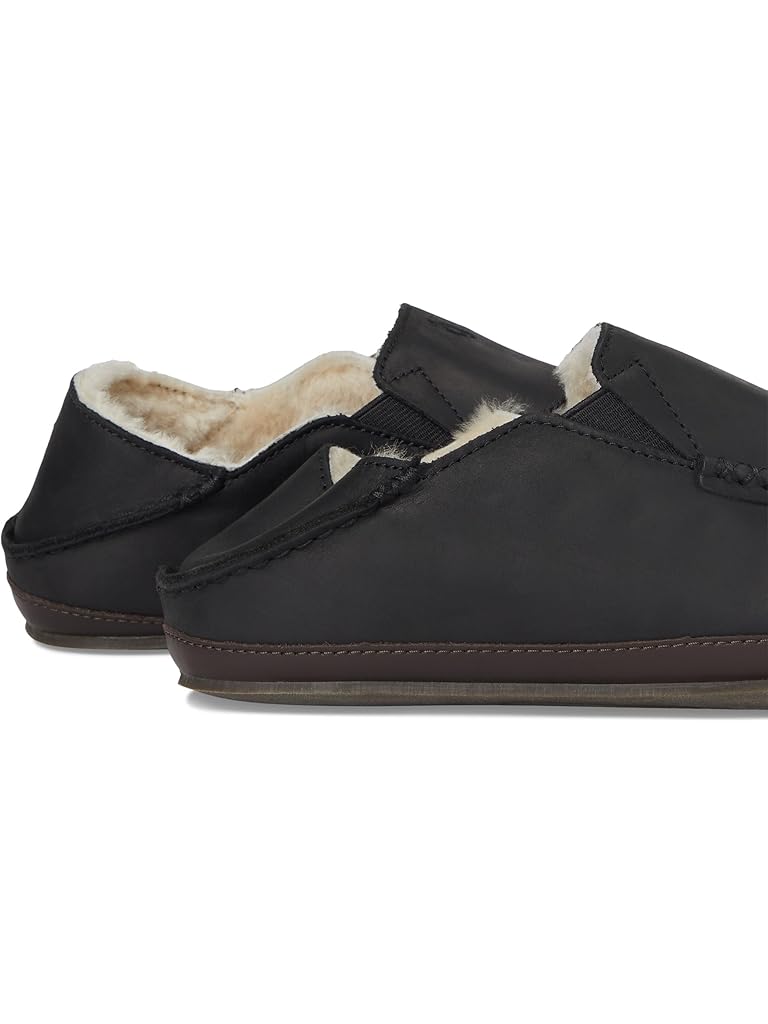 Black OluKai Moloa Slipper