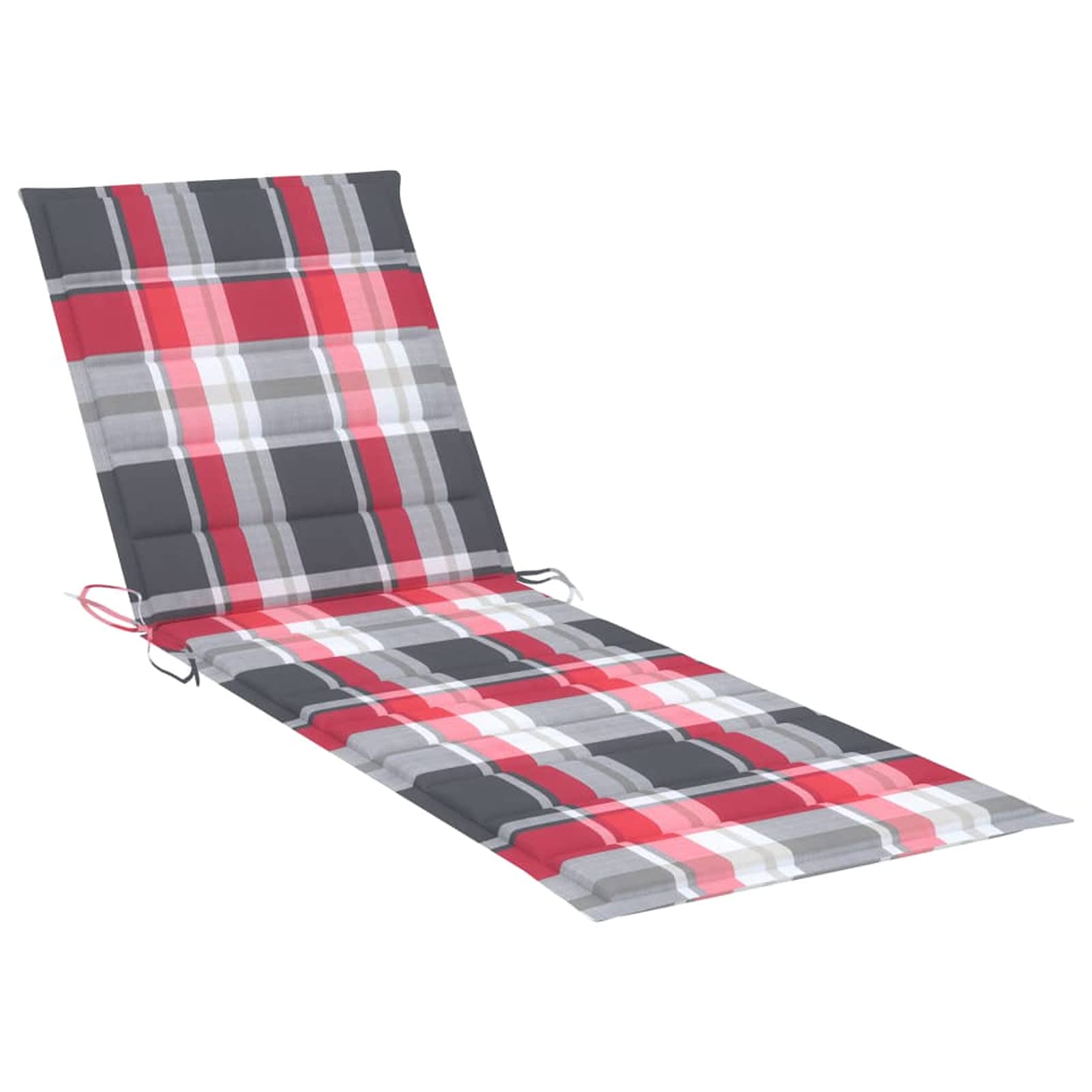 Coussin de chaise longue de jardin rouge matelas transat rembourré