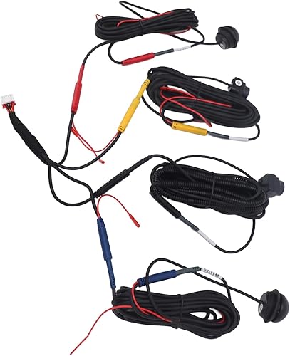 Miniatura 11 de Sistema de cámara de coche panorámica HD 360° 1080P para visualización en el salpicadero, vista delantera, trasera y lateral