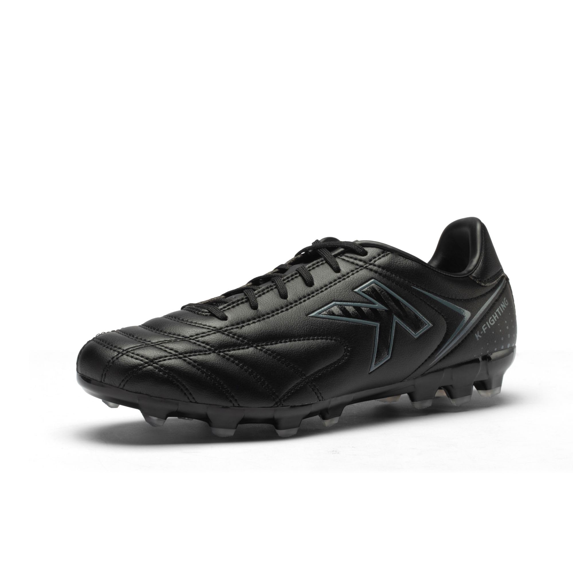 KELME Crampons de football AG pour homme - Chaussures de football respirantes avec support de cheville, noir, 41 EU