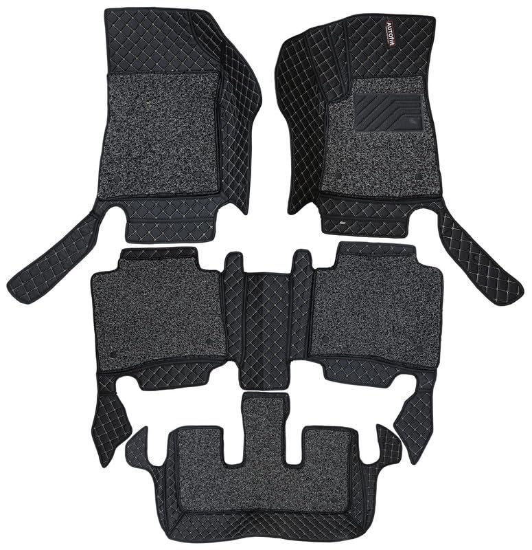 Image of 7D Car Mat Compatible with Tata Safari 2021 Onwards (7 Seater Only)