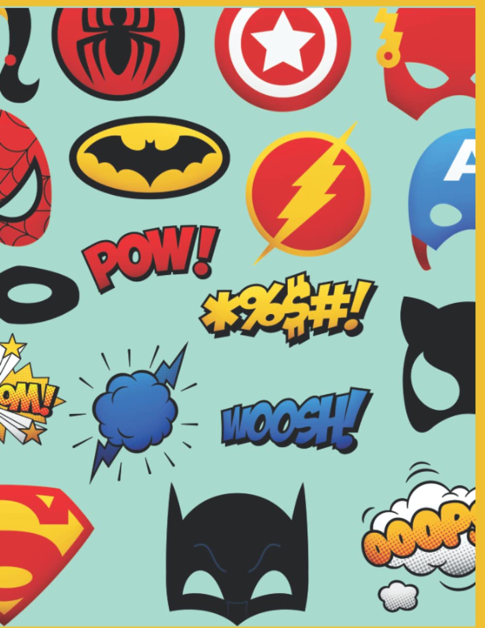 Superhero sketchbook: 200 blank pages