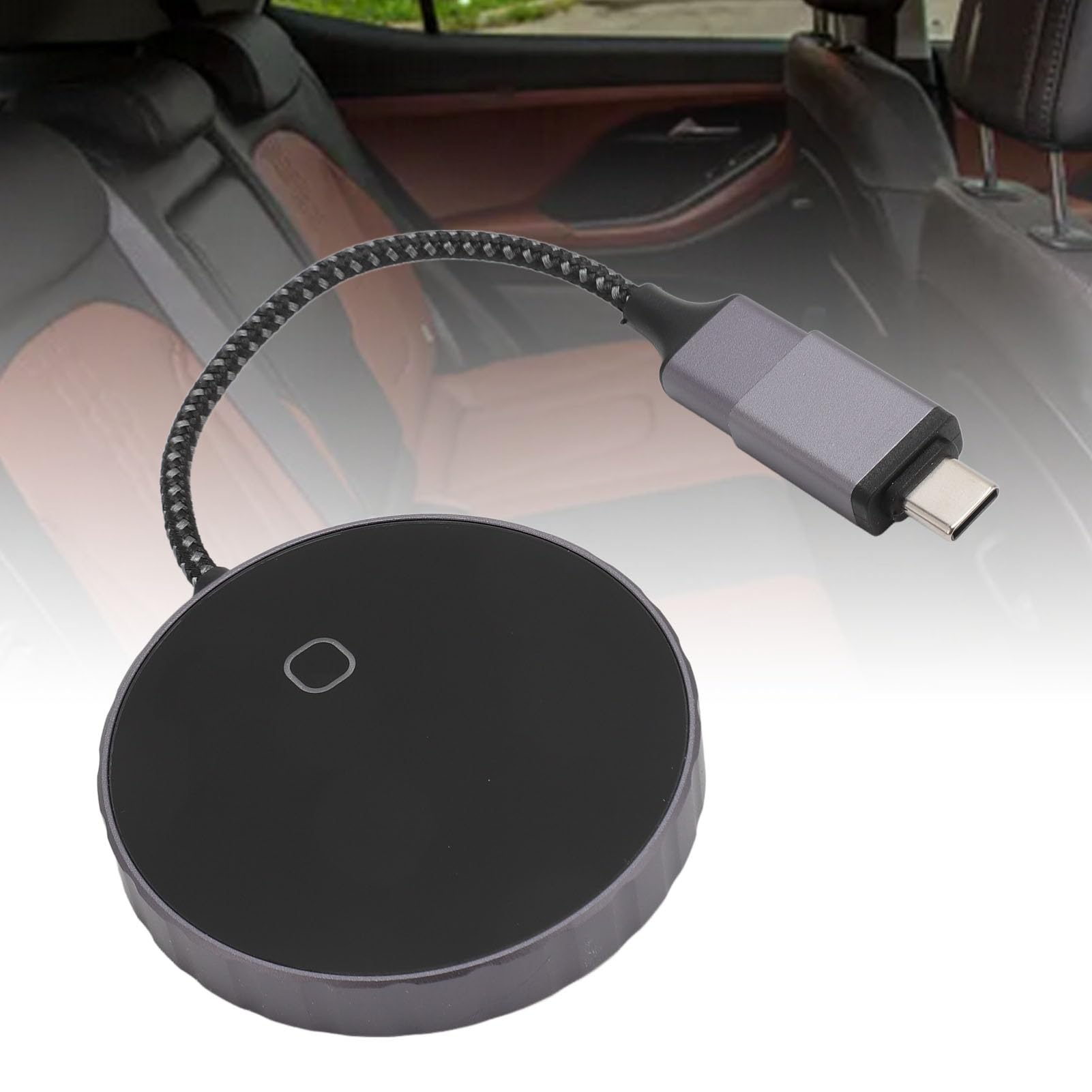 KUIDAMOS Adaptador Inalámbrico para Automóvil Inalámbrico para Auto y Plug Play para una Experiencia de Conducción Diseño Liviano y Compacto