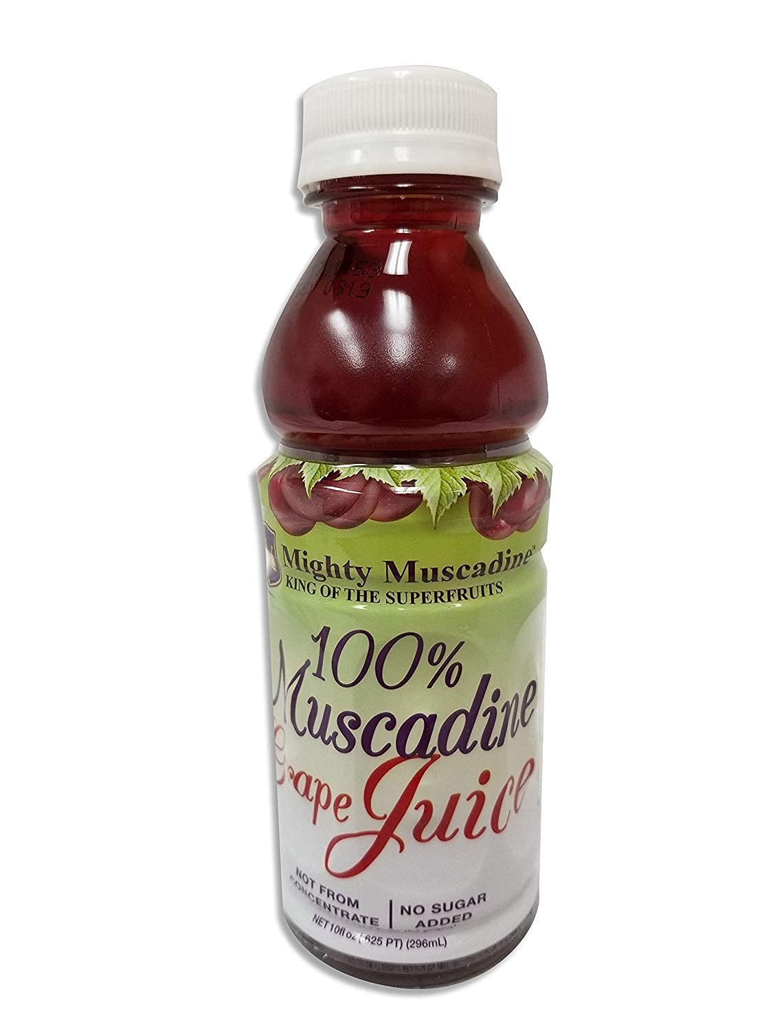 Mighty Muscadine 100% Muscadine SuperFruit Juice Cold Pressed from the Grape and Full of Antioxidants - 10 oz Bottle ( 4 BOTTLES ) )