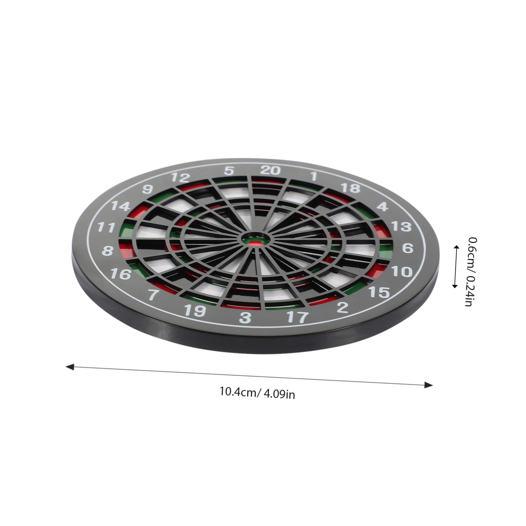 12 Stück rutschfeste Untersetzer aus Pappe Hitzebeständig Tassenpolster für Zuhause Café Tischschutz mit Kreativem Dartboard Design