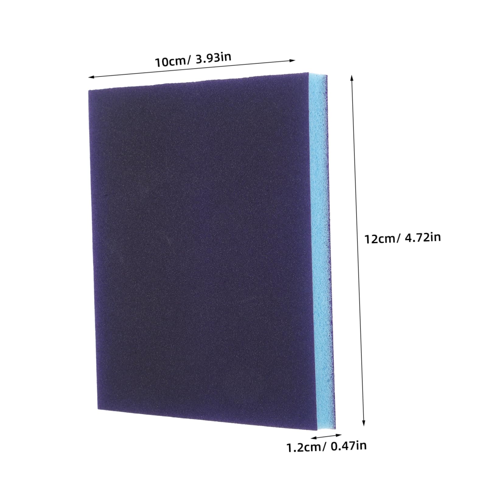 NAMOARLY Sandpaper Block 10pcs Soft Sponge Pads for Wet/Dry Sanding Suitable for Wood Metal Furniture Drywall