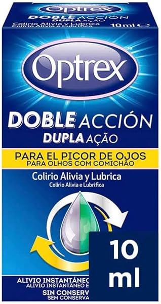 Optrex Double Action oogdruppels 10ml voor jeukende ogen
