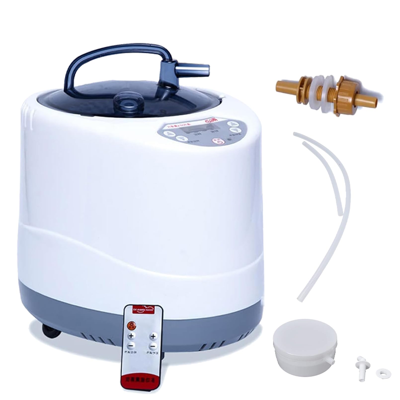 Garnek do gotowania na parze do sauny z termostatem, przenośna maszyna do fumigacji 2000 W, z pilotem zdalnego sterowania i timerem, do terapii ciała