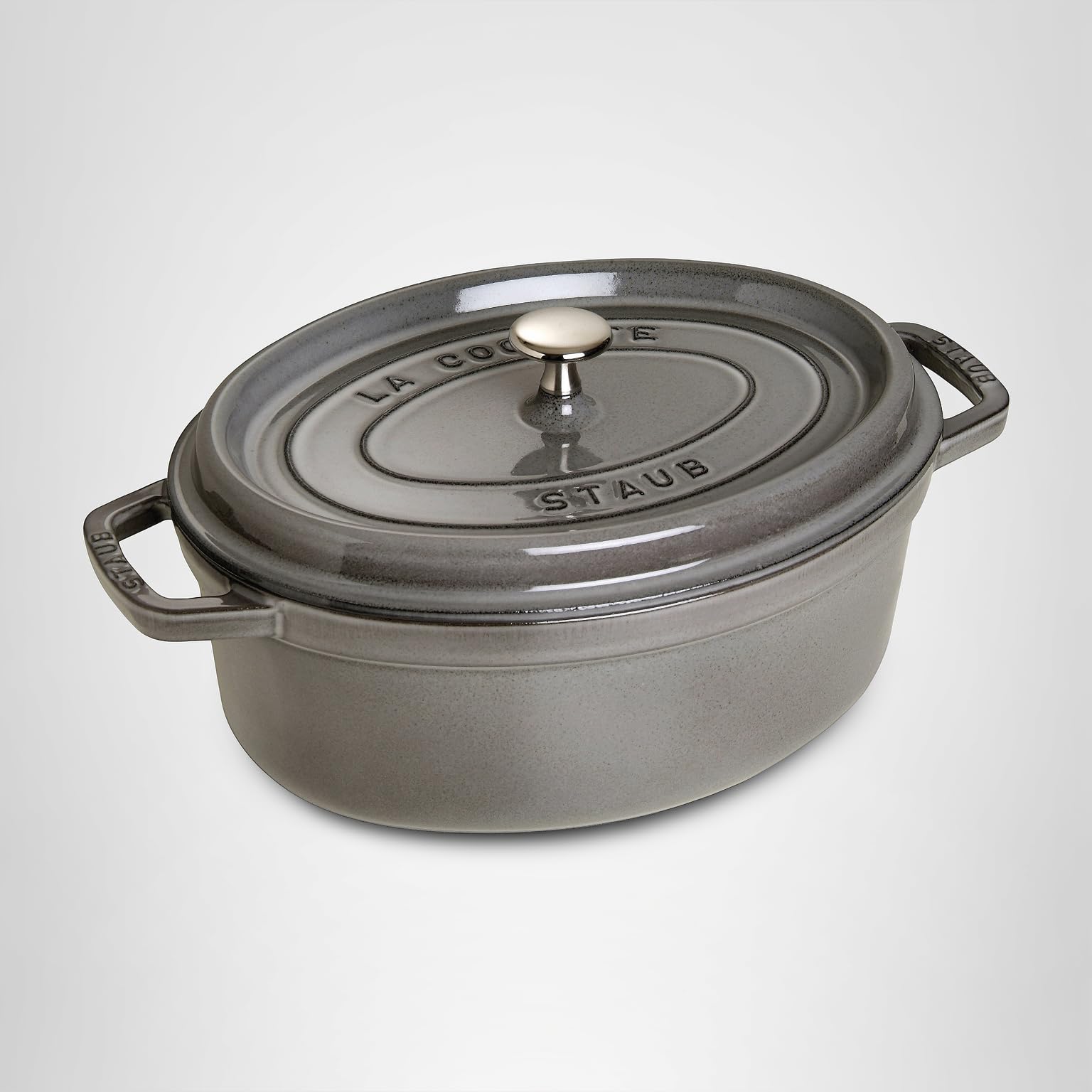 Amazon.com: staub La Cocotte Oval 40509-317 Pico Cocotte Oval Gray
