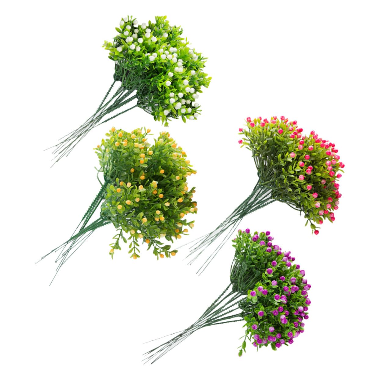 Fiori Artificiali Gypsophila 40 Pezzi in Seta per Casa