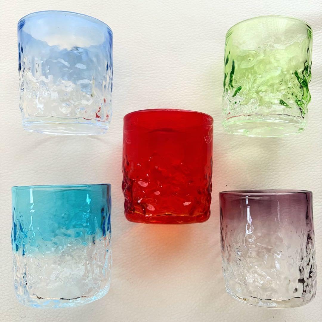 Amazon | 南蛮びーどろ 琉球ガラス グラス 5点セット | ノーブランド品