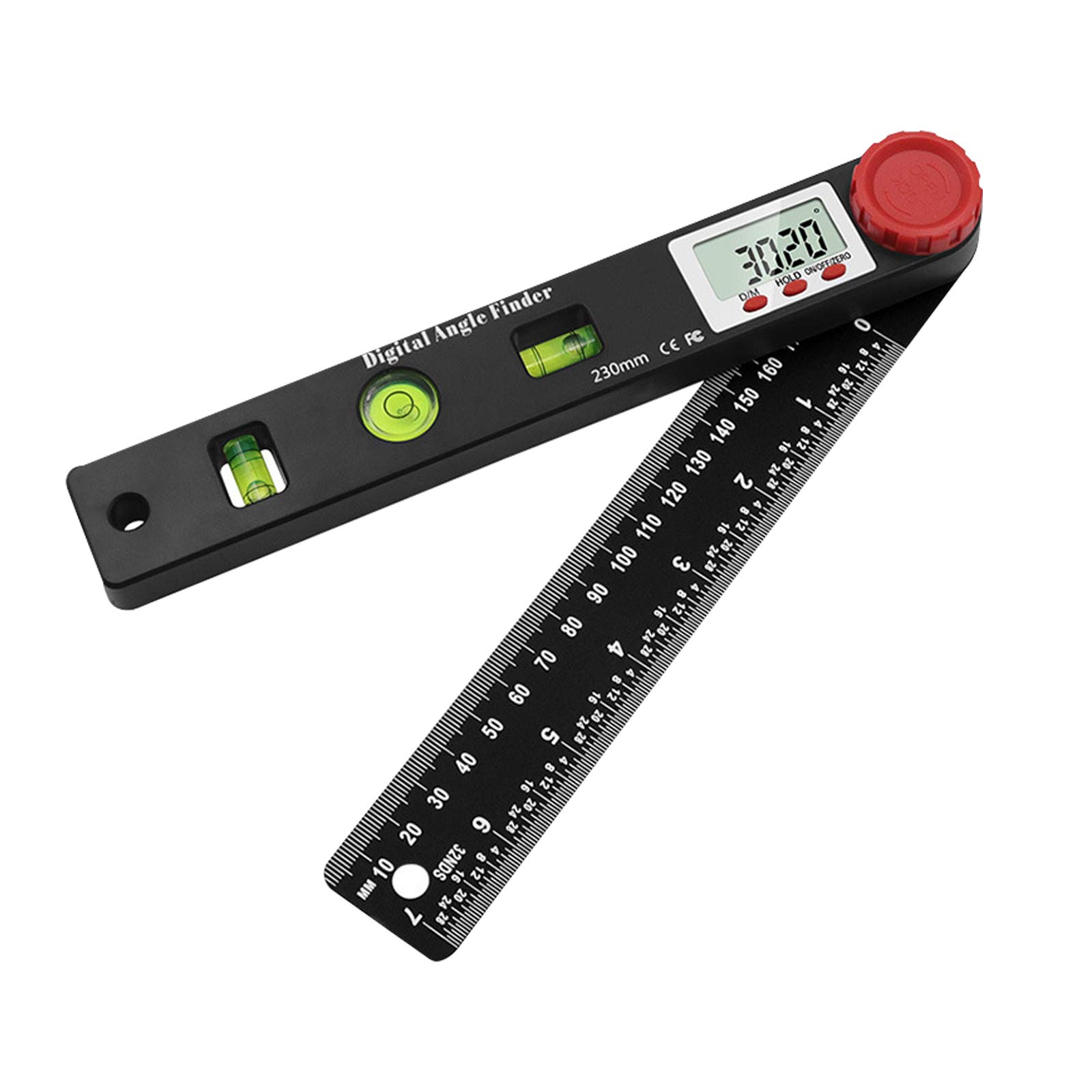 Buy Futihing 4in1 Digital Balance Ruler, 360 Degree Angle Protractor