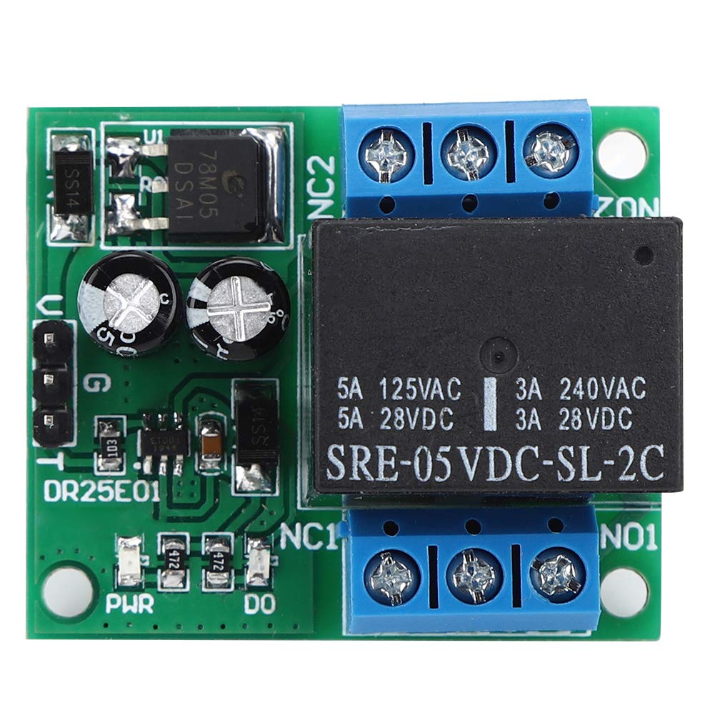 Placa del Módulo de Relé de Señal Placa de Relé Biestable de Doble Tiro Placa de Relé Biestable Voltaje de Entrada Versión de 24 V 12 V Opcional Para Accesorios de Computadoras Automotrices(Dc6-24V)