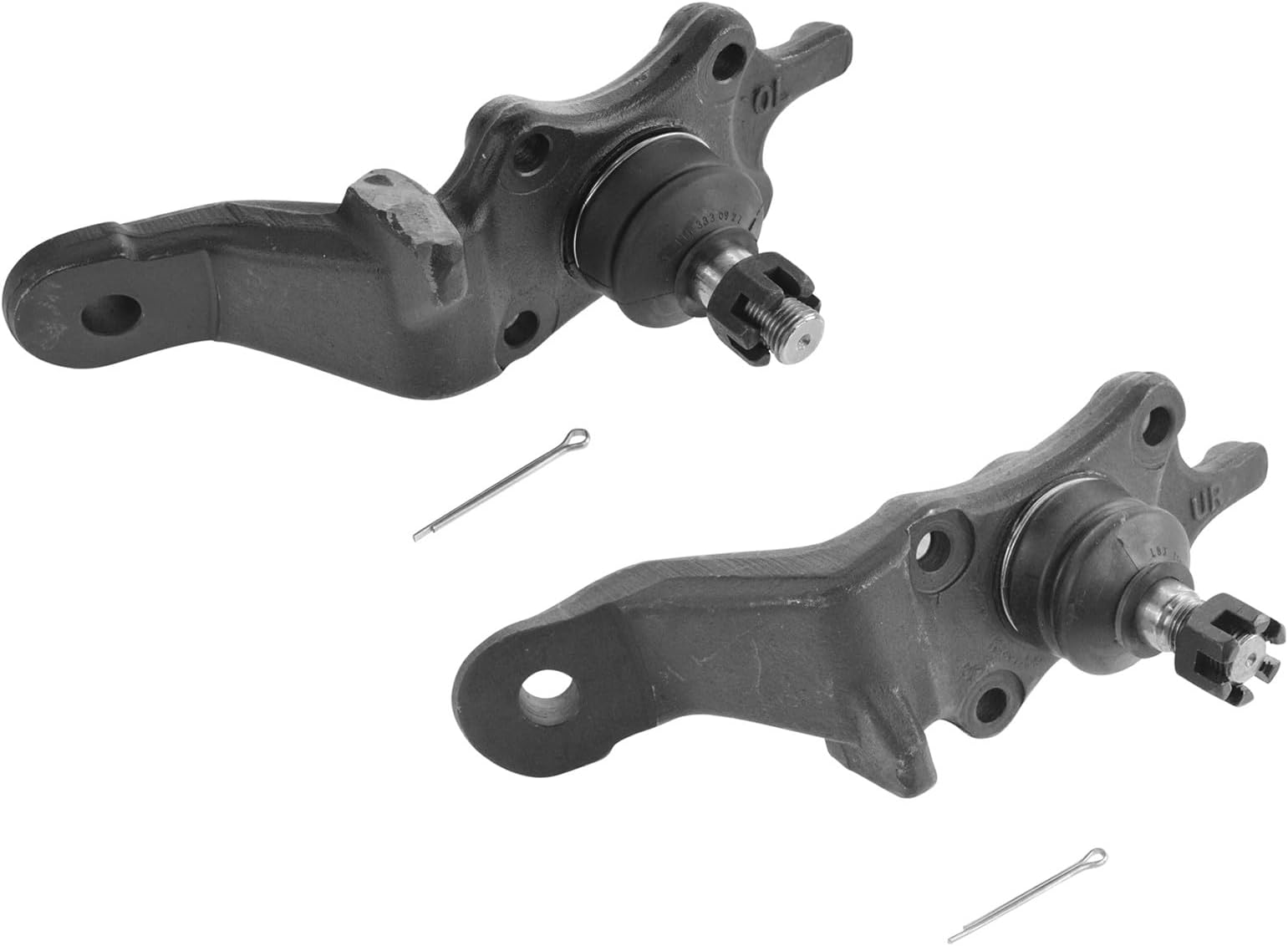TRQ Front Lower Driver and Passenger Side Ball Joint Set Compatible with 1996-2002 Toyota 4Runner 2001-2002 Sequoia 2000-2002 Tundra