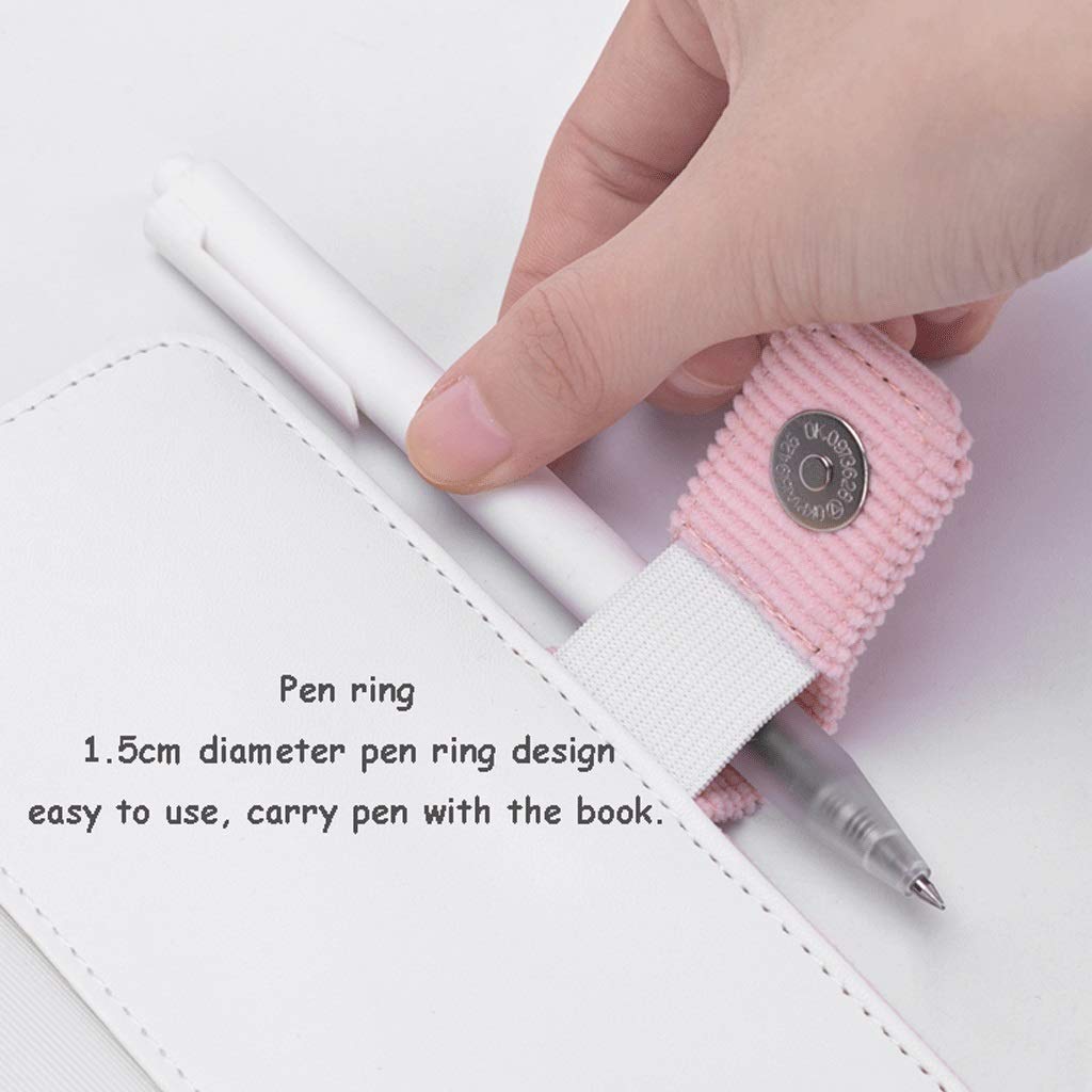 Cuaderno Cuaderno Cuaderno A6, Diario Bloc de Notas Sketchbook Travel para Escribir, Recargable, Revistas, para Mujeres Niñas Amantes para Perros, Diario de Discos (Color : A+b+c)
