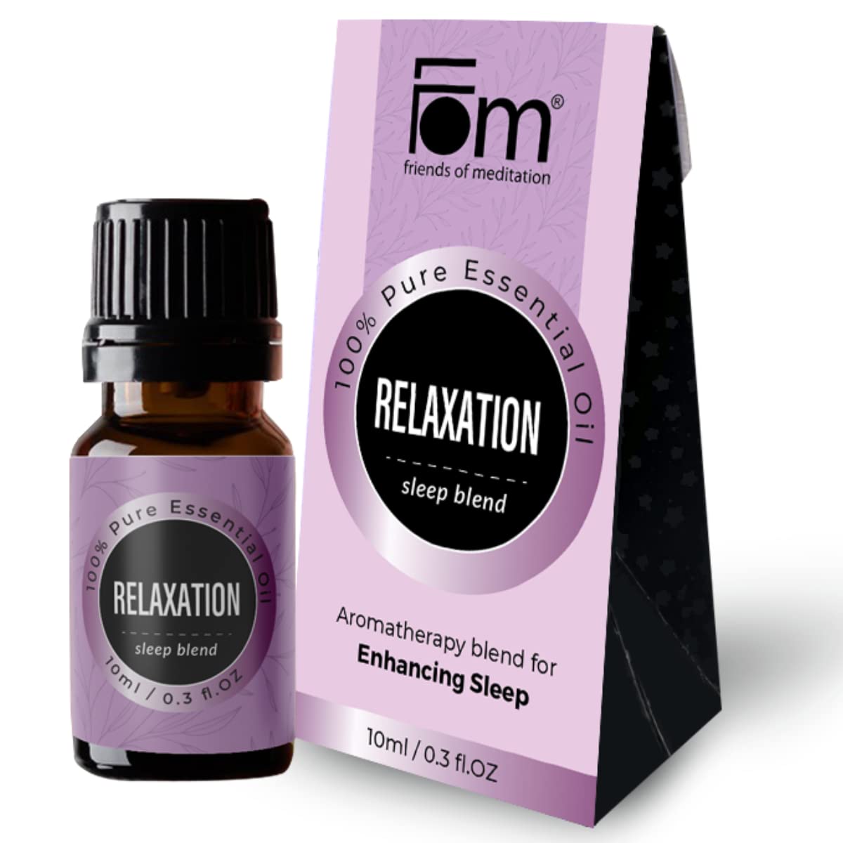 FOM (Friends of Meditation) Essential Oil Blend for Relaxation - 100% Pure Therapeutic Grade Blend for Diffusers, Aromatherapy and Wellness | Relaxation (10ml) (B0BVML3V2R) Amazon Price History, Amazon Price Tracker