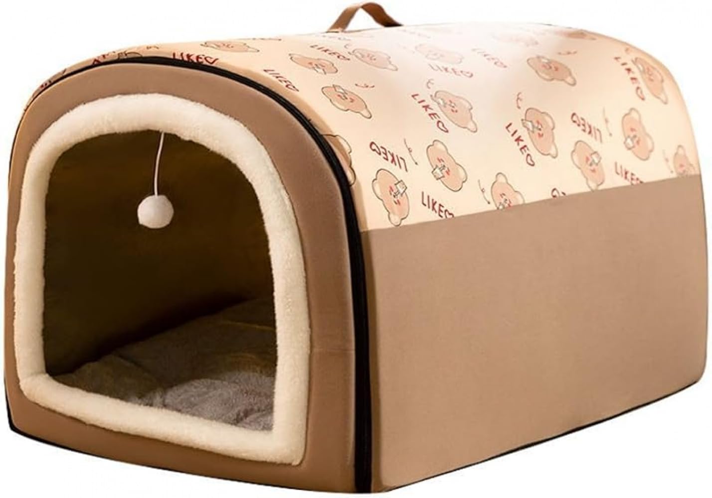 Amazon | Xiraivke 大型犬・猫用室内ドーム型ペットハウス 大サイズ