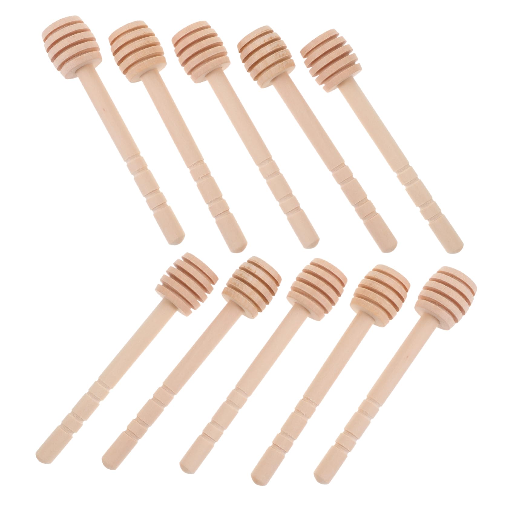 10pcs Honey Stick Honey Dipper Sticks Honey Stirrers Honey Mixing Sticks Honey Mixing Stirrers Wear-resistant Honey Dipper Honey Spoons Honey Pot Stick Portable Honey Stirrer
