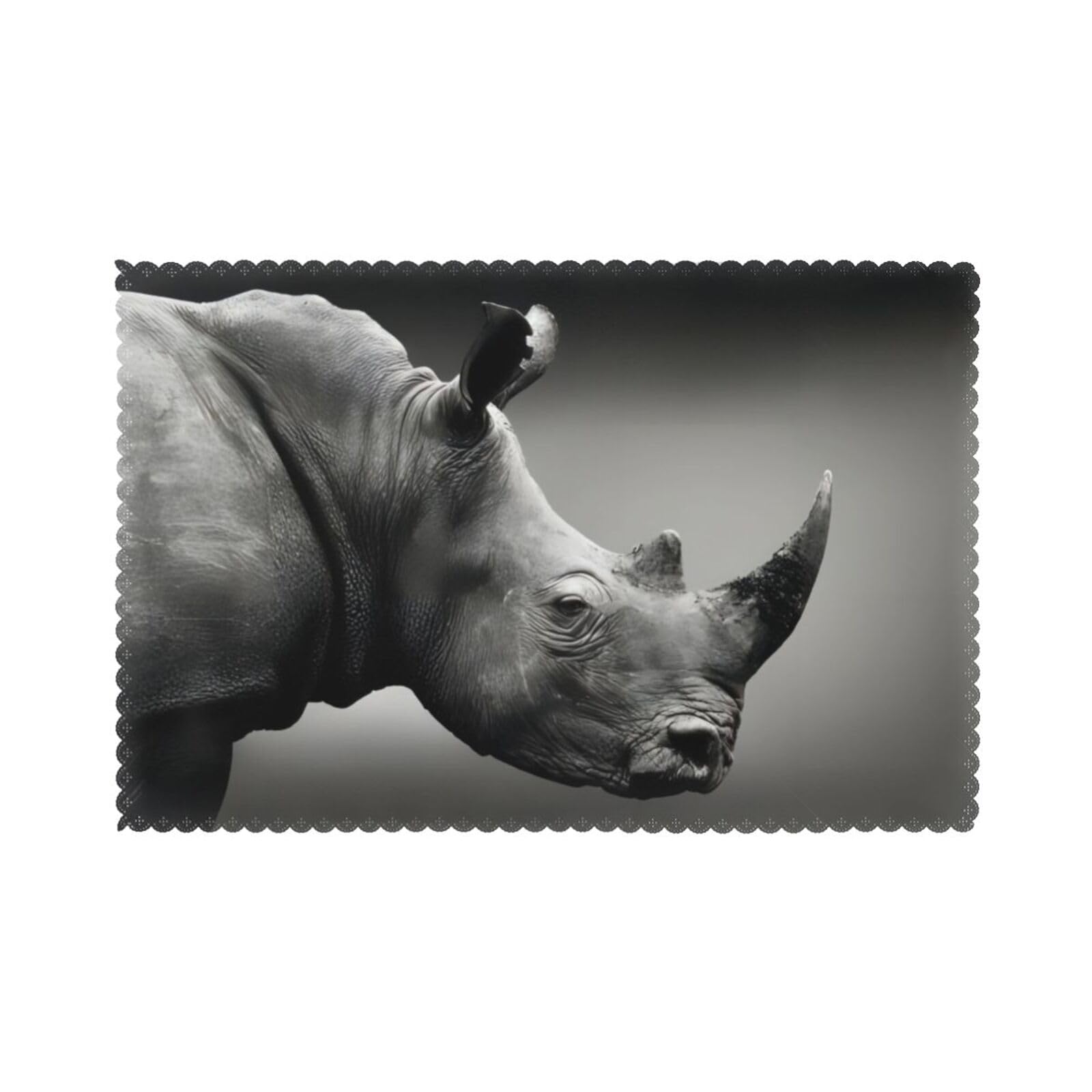 South Africa Animal Printed table mat set (6 pieces) - Aesthetic upgrade for family gatherings and hotel banquets