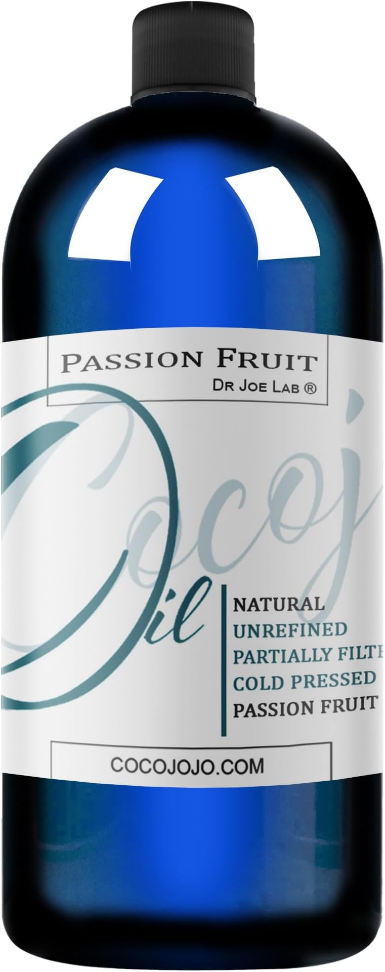 Passion Fruit Oil Pure Natural Cold Pressed Unrefined Extra Virgin Partially Filtered Maracuja Oil- for Hair Skin Body Nail and Beard. 32 oz