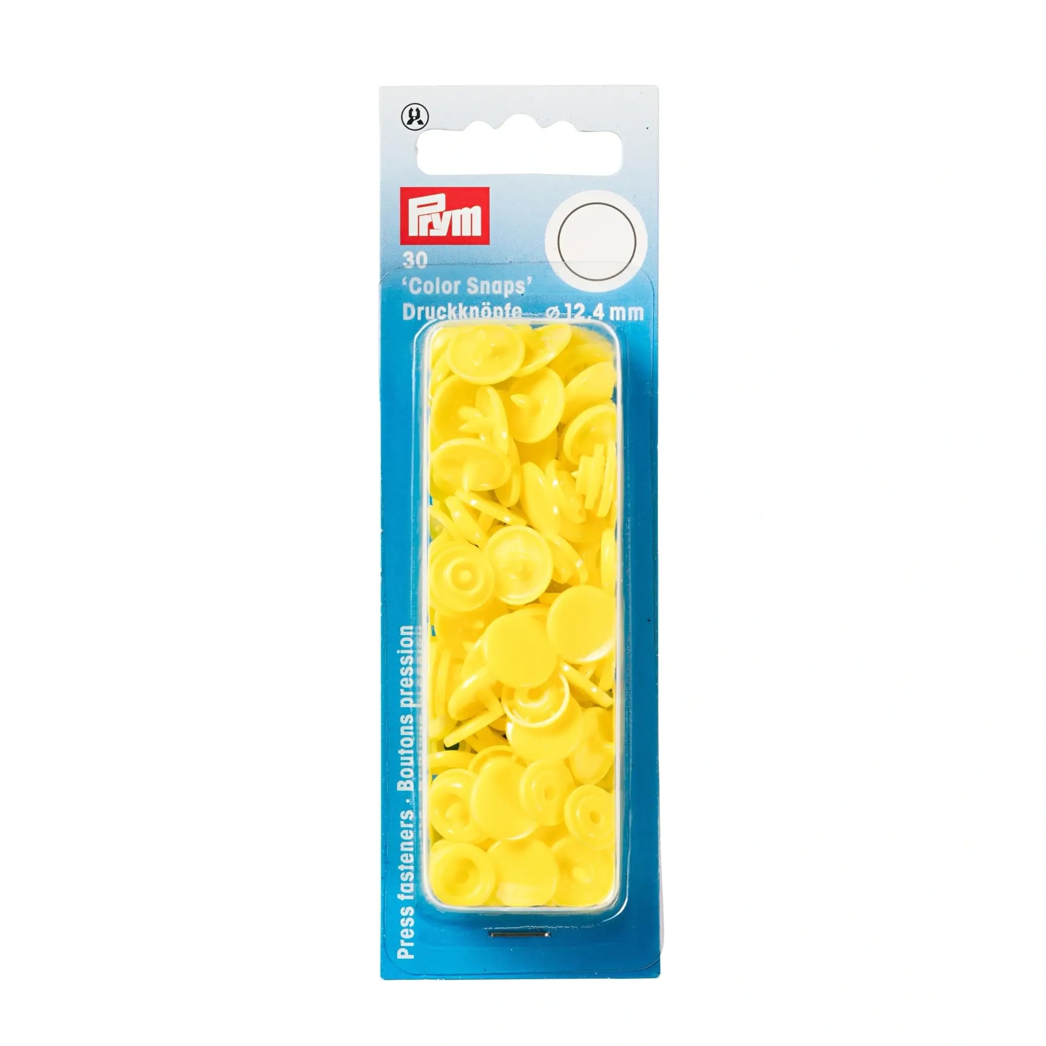 Prym - Press Bright Yellow (12.4mm) Fasteners - 1 Unit