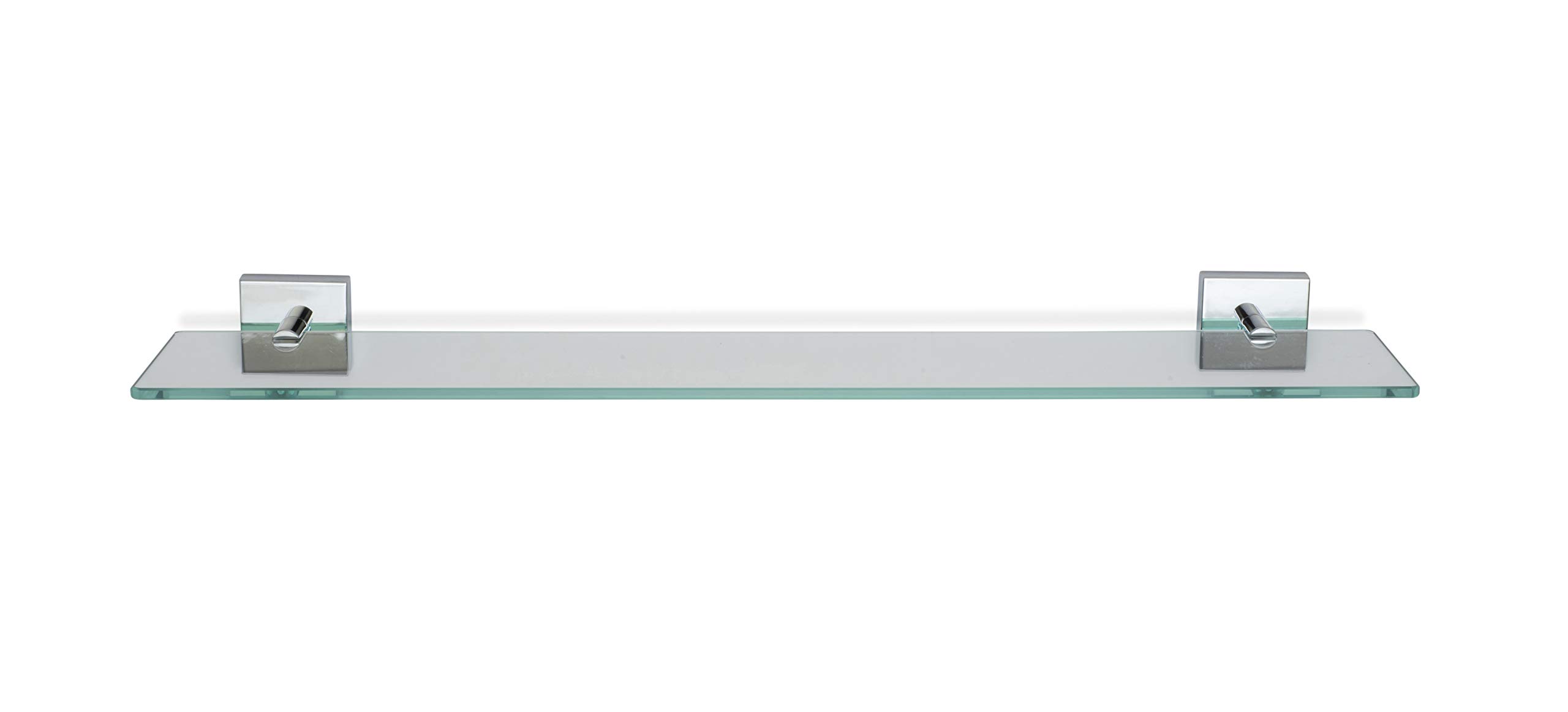 Croydex QM441441 Flexi-Fix Chester Estante de Cristal, Plata, 54 x 590 x 134 mm