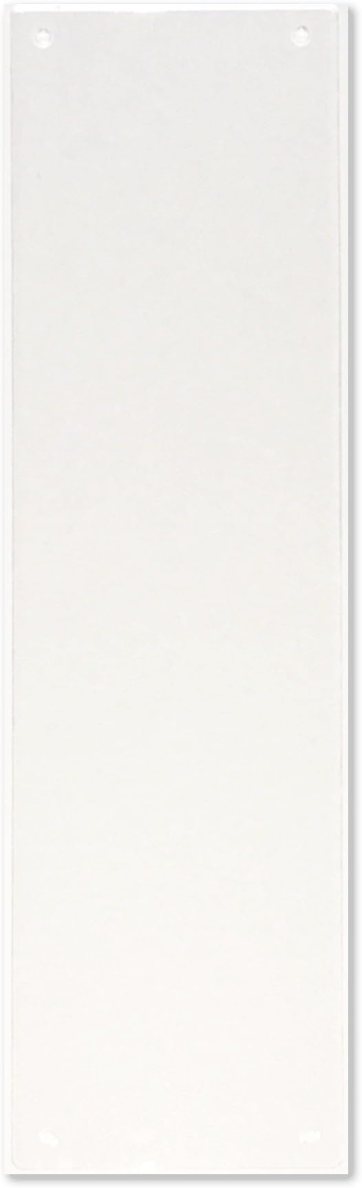 FOCUS DISPLAYS DOOR FINGER PLATE WITH SCREWS - 11 COLOURS (clear)