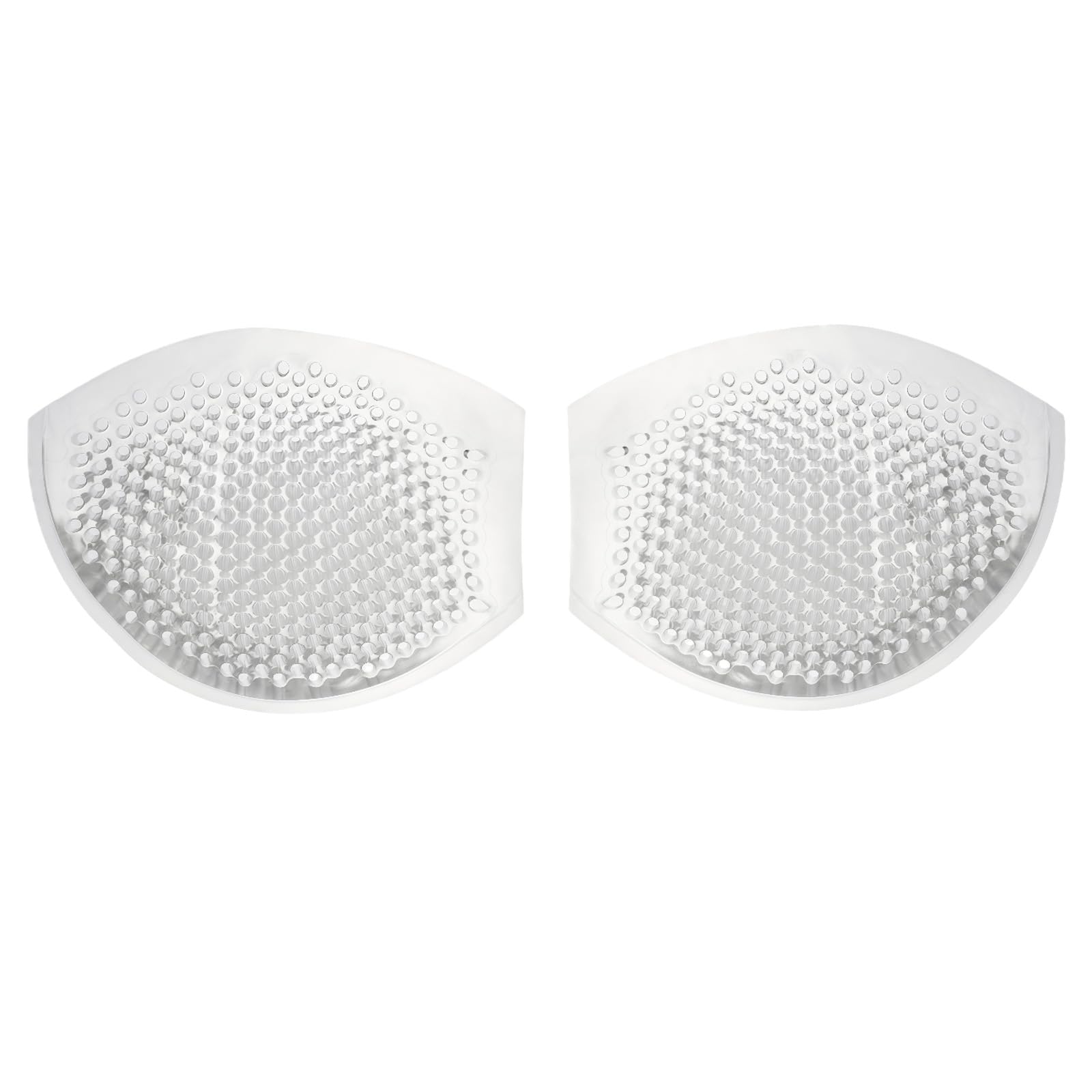 Silicone Bra Inserts Breathable Semi-Adhesive Perforated Nonslip Breast Enhancers Honeycomb Push up Booster Pads Inserts for Bra Bikini Swimsuits Sports Bra