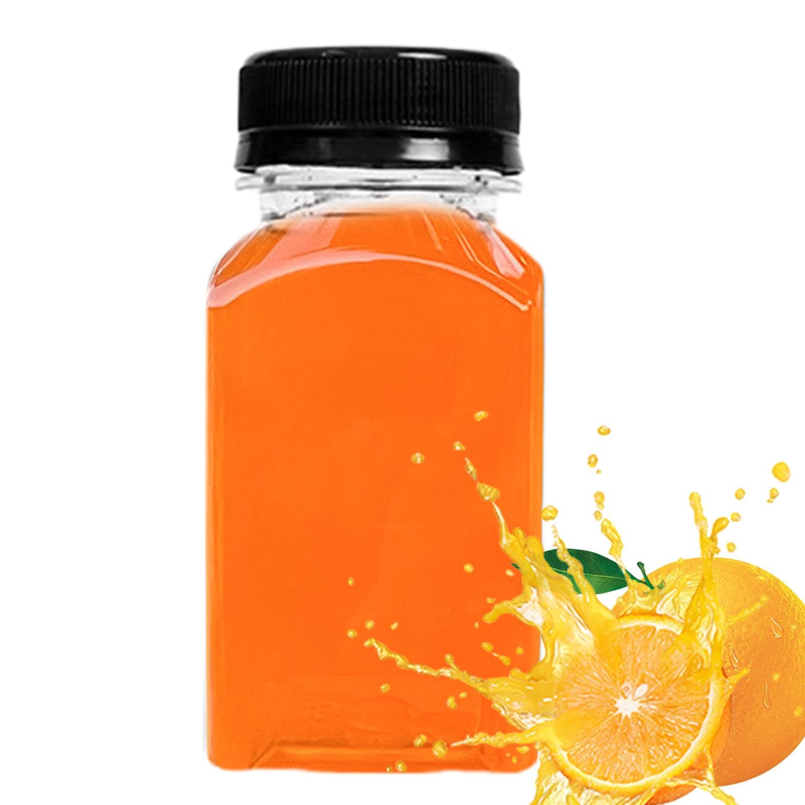 Bouteille De Boisson Réutilisable Transparente - PET/PP, Formats 150/250/350/500 Ml, Idéale Pour Jus, Smoothies, Limonade