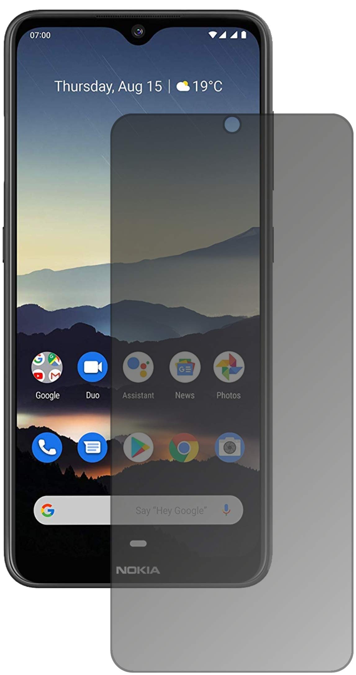 Pellicola Protettiva Privacy Dipos Per Nokia 6.2: Anti-Sguardi 4 Lati, Vetro Temperato Resistente Ai Graffi (Made In Germany) - 4