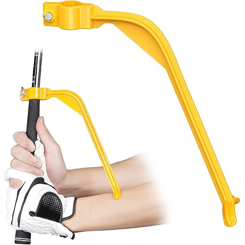 Vibit Golf Swing Training Aid Swing Correcting Trainer Tool for Golfers Beginners Arm Elbow Posture Teaching Accessory for Golf Club Practice
