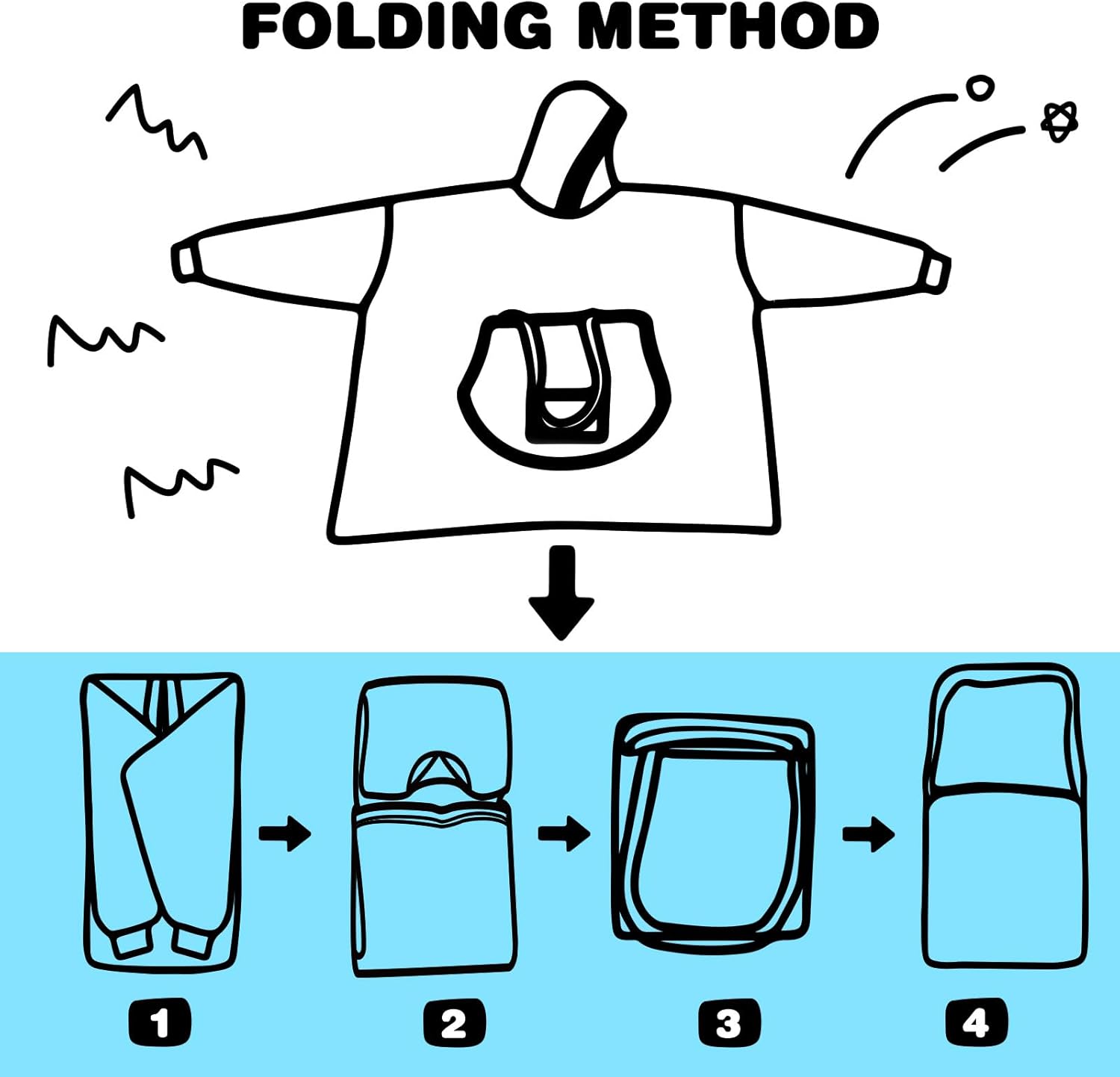 yescool Wearable Blanket Hoodie, Oversized Sherpa Hooded Blanket Sweatshirt, Giant Warm Fuzzy Fleece Lounging Blanket with Hood Sleeves Pocket, Soft Comfort Packable for Women Men Adults (Grey) - Image 6