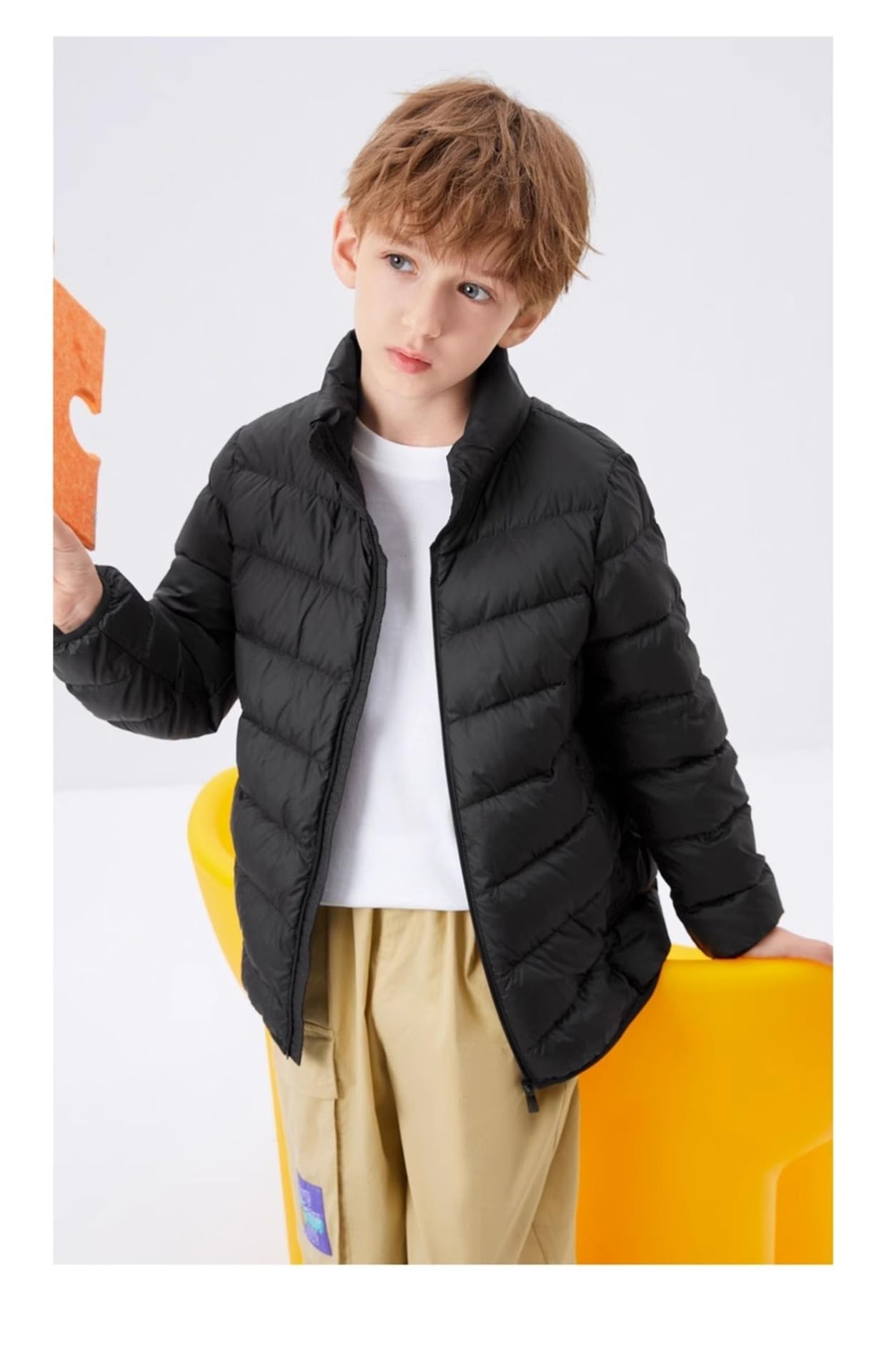 Cappotto invernale for ragazzi - Piumino pieghevole for ragazzi e ragazze, perfetto for le attività all'aperto boys winter coat