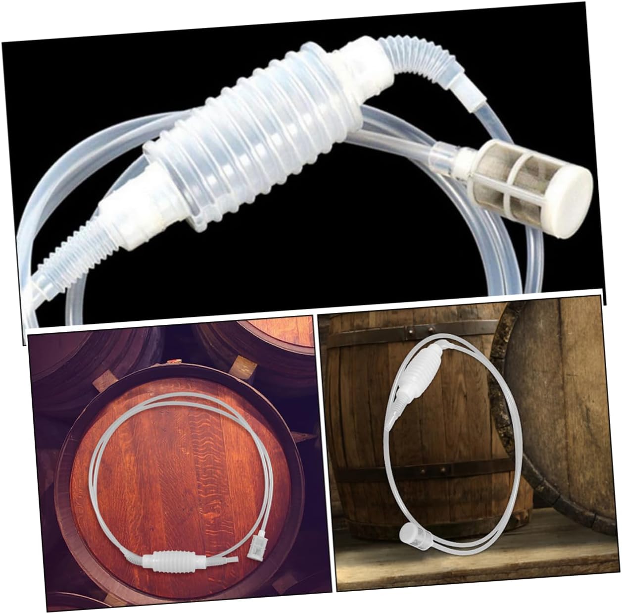 Siphon Filter Tube 2pcs Plastic Ready to Siphon Filter Oktoberfest Decor