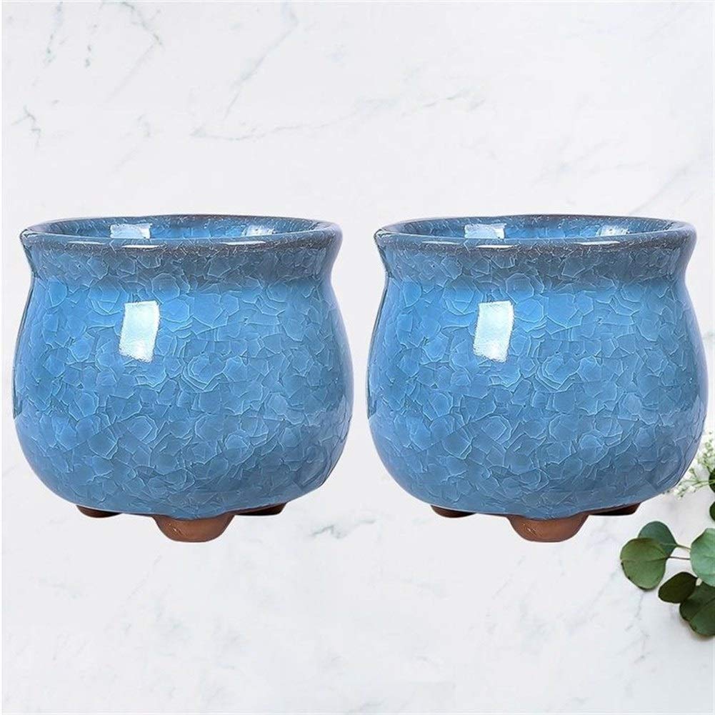 Pentole Pianta 2pcs Vasi di fiori Macetas creativo durevole ceramica carnoso fiore decorativo Vaso da fiori vasi di piante Pentole for la casa Ufficio Giardino Per tutte le piante da casa, i fiori, le